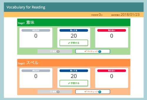 Vocabulary for Reading